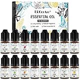 Ätherische Öle Set- 16 Essential Oils, Kerzen Duftöl -...