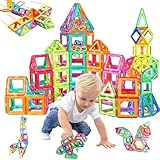 48 pcs Magnetische Bausteine,Aleevii Magnetspielzeug Magneten Kinder Magnetbausteine Magnet Spielzeug