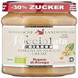 Rigoni di Asiago Nocciolata - Bianca, 1x 250g, weiße Schokolade, Haselnusscreme ohne Palmöl, Nuss Nougat Creme ohne Palmöl, Leckerer Brotaufstrich