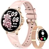 CIVO Smartwatch Damen Fitness Tracker: Sport Fitnessuhr Schrittzähler Wasserdicht Rosegold
