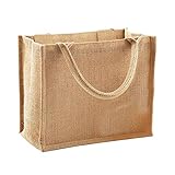 Westford Mill Mini-Jute-Geschenktüte (6 Liter), Herren, unisex, Einheitsgröße, beige (Beige) - UTBC2791_1