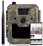 icuserver Wildtierkamera icucam 4G / LTE - 4000 Bilder zu jeder neuen 4G-Kamera - Wildkamera mit Bewegungsmelder Nachtsicht Handyübertragung - Full-HD Video 40m Reichweite