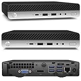 HP 18cm Silent Mini-PC Business Office Multimedia Computer mit 3 Jahren Garantie! | Intel®Pentium® 4400T 2x2.90GHz | 8GB DDR4 | 256 GB SSD | USB3 | Windows 11 Prof. 64-Bit | #7297