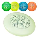 Indy - Dirty DISC (175 g) (Glow) Frisbee, Professionelle Frisbeescheibe, Wurfscheibe, Fliegende Scheibe, Sport Spielzeug, Sport Spiel für Kinder und Erwachsene