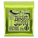 Ernie Ball Regular Slinky Nickel Wound E-Gitarrensaiten, Stärke 10-46