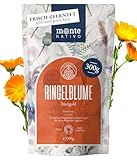 Ringelblumentee Monte Nativo (300g) - Ringelblumenblüten (Calendula Officinalis) für Ringelblumen Tee, Seifen, Lotionen - 100% natürlich und ohne Zusatzstoffe - Aromatischer Kräutertee
