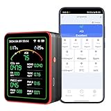 WLAN Luftqualitätsmonitor: 15 in 1 Luftqualität Messgerät Melder erkennt PM, CO2, TVOC, HCHO, PM, AQI, Temperatur und Luftfeuchtigkeit, CO2 Monitor mit App-Fernbedienung, für Smart Home Automation