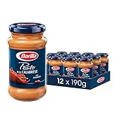 Barilla rotes Pesto alla Calabrese – Pesto 12er Pack (12x190g)