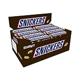 SNICKERS Schokoladenriegel, Single-Pack, 32 x 50 g (1.600 g)