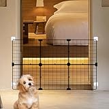 Sumoni Hundebarrieren Treppenschutzgitter Barrier Gates Haustier Gates Hund Gehege 105x70CM, einfach zu montieren, kann zusammen in so viele Modelle wie nötig (Single Piece 35 * 35cm, 6 Stück Total)