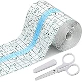 FCSNJH Duschpflaster Wasserfest,15cm x 2m Duschpflaster Wasserfest, Duschpflaster, Waterproof Transparent Bandage, Tattoo Folie, Second Skin Tattoo, Tape For Sports, Swimming, für Duschen Tattoo etc