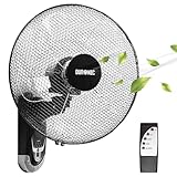 Duronic FN55 BK Wandventilator 60W | Durchmesser 40 cm |...