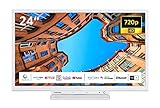 Toshiba 24WK3C64DAW 24 Zoll Fernseher/Smart TV (HD Ready, HDR, Alexa Built-In, Triple-Tuner, Bluetooth) - Inkl. 6 Monate HD+ [2023], Weiß