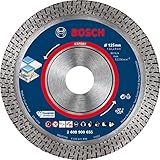 Bosch Professional 1x Expert HardCeramic Diamanttrennscheiben (für Harte Fliesen, Harter Stein, Ø 125 mm, Zubehör Kleiner Winkelschleifer)