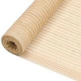 Youuihom Picknick-Regenschirm Outdoor Sonnenschirm AmpelschirmZaunblende Beige 1,2x50 m HDPE 75 g/m² Geeignet für Cafés, Restaurants, Schwimmbäder