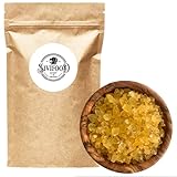 SIVIFOOD goldene Kandiszucker Bruchstücke mit Safran im 1kg Vorteilspack - goldener Krustenkandis Bruchzucker Kristallzucker Kandis Zucker Gold Kristallzucker Grümmelkandis in Großpackung