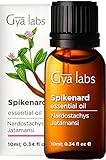 Gya Labs Ätherisches Spikenard Öl für Diffusor - 100% Reines Natürliches Spikenard Öl für Aromatherapie, Haut, Kerzen, Seifen - Warm, Würzig und Doch Süßer Duft (10ml)