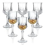 Soopiiso Schnapsgläser, 1.7oz/50 ml, 6 Stück, transparent, niedliches Whisky-Tequila-Glas/Sherryglas