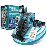 Pedaltrainer Ergometer Set [Magnetbremse & 16 Widerstandsstufen] Beintrainer & Armtrainer mit Trainingsmonitor | Heimtrainer Fahrrad Fitnessgeräte für Zuhause | Bewegungstrainer Senioren - AMBIFIT