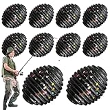 Weicher Köder, realistische Köder, 10 Stück, Geschenk für Herren, Black Bass, Katze, Forelle, Teich