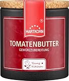 Tomatenbutter Gewürzzubereitung - 40 g in der Young Kitchen Pappwickeldose mit Korkdeckel von Hartkorn - wiederverschließbar und wiederbefüllbar