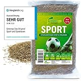 Greenyp® Sport I strapazierfähiger Sport-& Spielrasen I 0,8kg für 35m² I Sportrasen Grassamen Rasensamen Rasensaat Gras Nachsaat schnellkeimend