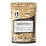 Bremer Gewürzhandel Kubebenpfeffer, ganz, süßer Schwanzpfeffer, intensiver Pfeffergeschmack zum Kochen, 50g