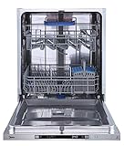 Midea SV 4.60 wi Geschirrspüler Vollintegriert 60cm, 14 Maßgedecke, 8 Programme, Automatische Türöffnung, LED Display, Leise, Vollwasserschutz, Spülmaschine Unterbaufähig
