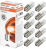 OSRAM ORIGINAL R5W Halogen, Schluss-, Kennzeichen-, Park- und Positionslicht, 5007, 12V PKW, Faltschachtel (10 Stück)