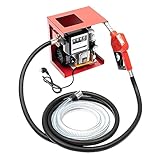 BJTDLLX Dieselpumpe 230V Selbstansaugend 550W Heizölpumpe Premium Kraftstoffpumpe, 60L/min Professionelle Ölpumpe mit Automatische Zapfpistole, Zählwerk, 4m Schlauch