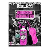 Muc-Off Basis Motorrad Pflegeset – Must-Have Motorrad Zubehör für Reinigung und Pflege – Mit Motorrad Reiniger, Motorradschutzmittel, Motorrad Werkzeug und Mehr, CLEAN + PROTECT