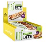 HEJ Bite | Veganer Nussriegel Snack | Vanilla & Cocoa Nibs - 12 x 40 g