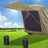 Auto Heckklappenzelt mit UV Schutz,Heckzelt Auto mit Moskitonetz,Sonnenschutz Wasserdicht Auto Markisen Zelt Auto Heckklappenzelt,Autozelt Sonnendach für SUV Camper, Wohnwagen mit 2 Wassersack