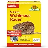 Neudorff Quiritox WühlmausKöder, hochattraktiver Köder für Wühlmäuse zur sicheren Bekämpfung, 200g