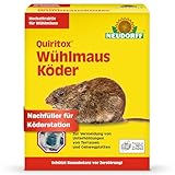 Neudorff Quiritox WühlmausKöder, hochattraktiver Köder für Wühlmäuse zur sicheren Bekämpfung, 200g