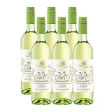 Landlust Weißer Burgunder & Rivaner BIO Weißwein Trocken (6 x 0.75 l )