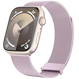 VANCLE Armband für Apple Watch 40mm 41mm 38mm 42mmm 44mm 45mm 49mm für Damen Herren, Edelstahl Metall Ersatzarmband mit Verbesserter Magnet für iWatch Series 9 8 7 SE 6 5 4 3 2 1 Ultra