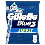 Gillette Blue 3 Simple Einwegrasierer Männer, 8 Rasierer...