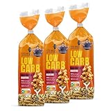 STEINER´s Low Carb Rigatoni | 99% weniger Kohlenhydrate | High Protein | Nur 1g Kohlenhydrate & 26g Eiweiß pro 100g | Ballaststoffreiche Pasta | Protein Pasta, schnell und lecker | 3x 250g