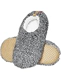 soxo Hausschuhe Herren Lustig Grau Pantoffeln Für Gäste Pantoletten Cozy Slipper 43/44 Hellgrau