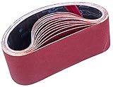 STEBRUAM Schleifbänder 75 x 457 mm,Schleifband Set je 3 x...