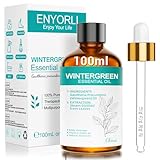 ENYORLI Wintergrünöl Ätherische Öle 100ml Reines...