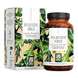 PFLANZENHELD Vegan Multivitamin Kapseln - 120 Kapseln für Veganer und Vegetarier - Daily Vitamins mit B12, Eisen, Zink, Calcium, Magnesium & Vitamin A