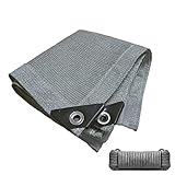 Sonnensegel, rechteckig, 5 x 6 m, mit 90 % UV-Schutz, ideal für Gewächshaus, Garten, Pflanze, Pergola, Hinterhof und Dachschatten, strapazierfähiges Netzgewebe mit Ösen