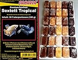 SAHAWA Fischfutter Frostfutter Tropical Sextett 300...