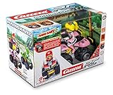 Carrera RC Nintendo Mario Kart 8 Peach Quad │ Ferngesteuertes ab 6 Jahren für drinnen & draußen │ Mini Mario Kart Auto mit Fernbedienung zum Mitnehmen │ Spielzeug für Kinder & Erwachsene