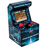 ITAL Mini Arcade-Maschine / Retro Design Tragbare Mini-Konsole mit 250 Spielen / 16 Bit / Maschine Perfekt als Geek-Geschenk für Kinder und Erwachsene (Blau)