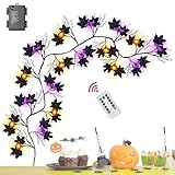 DAWCBVJQ Halloween-Lichterkette, LED-Weidenstrauß und Zweige, 8 Modi, wasserdicht, batteriebetrieben, dekorative Girlande für Wohnzimmer, Wand, Regal, Balkon, Innen- und Außendekoration
