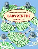 Faszinierende 2D und 3D Labyrinthe für Kinder 8-12: Ein abwechslungsreiches Labyrinth-Aktivitätsbuch für stundenlangen Spielspaß mit einfachem bis herausforderndem Schwierigkeitsgrad.