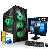 SYSTEMTREFF Gaming Komplett PC Set Intel Core i7-13700KF 16x5.4GHz | Nvidia GeForce RTX 4090 24GB DX12 | 2TB M.2 NVMe | 32GB DDR5 RAM | WLAN Desktop Paket Computer für Gamer, Gaming